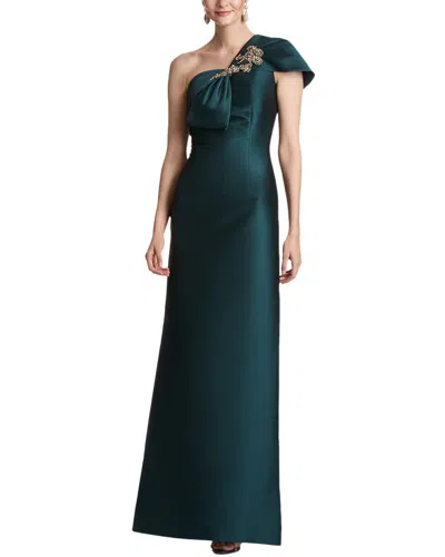 Sachin & Babi Ines Gown In Green