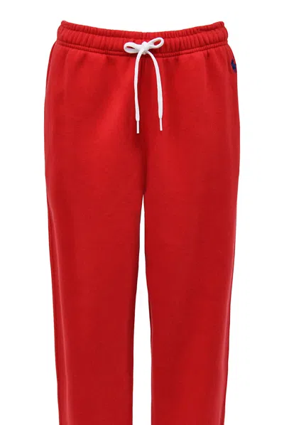 Polo Ralph Lauren Classic Jogging Pants In Red