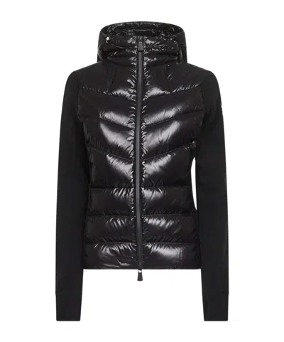 Moncler Grenoble Felpa Imbottita In Pile Con Zip E Cappuccio In Multi