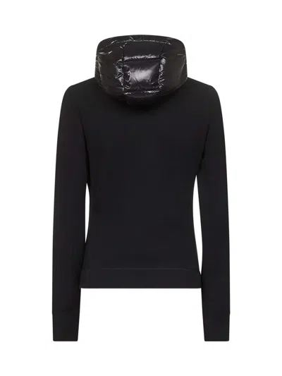 Moncler Grenoble Felpa Imbottita In Pile Con Zip E Cappuccio In Multi