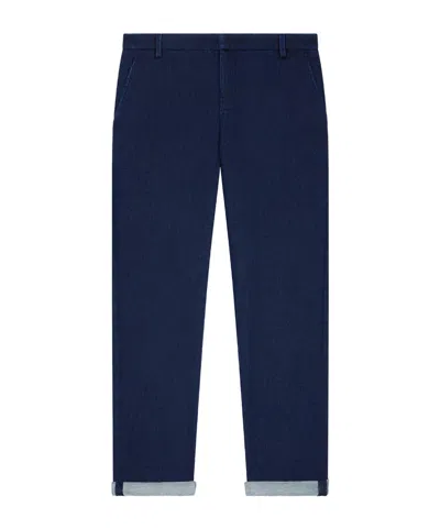 Dondup Trousers Blue In Black