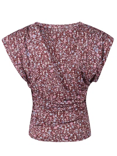 Isabel Marant Étoile Floral-print Blouse In Red
