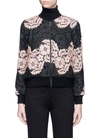 ALICE AND OLIVIA 'Felisa' floral guipure lace bomber jacket