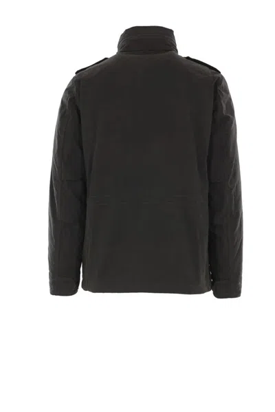 Aspesi Cotton Blend Sahariana Adjustable Waist In Black