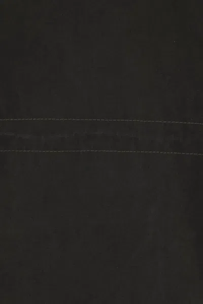 Aspesi Cotton Blend Sahariana Adjustable Waist In Black