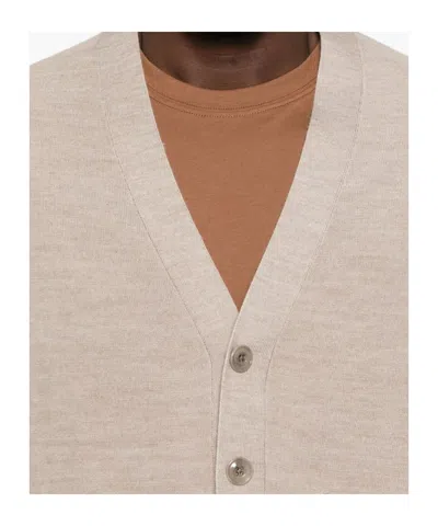 Lemaire 'relaxed Twisted' Cardigan In Pink