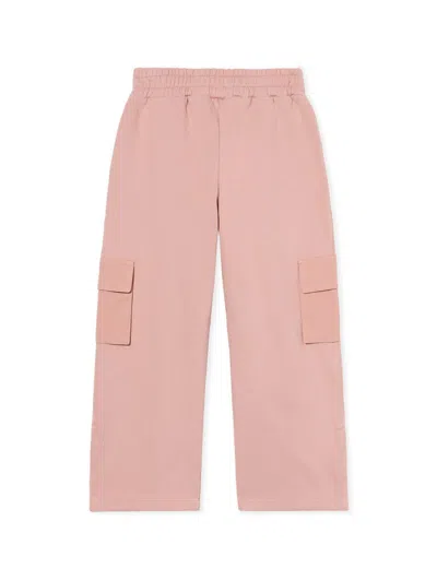Off-white Arrow Studs Cargo Logo Pants In Pink