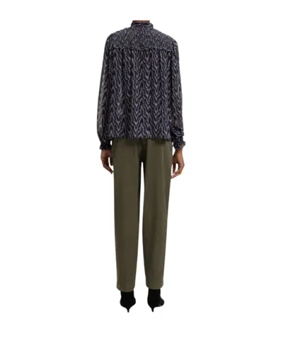 Hugo Boss Boss Orange Benvylla Chevron Print Button-up Shirt In Multi