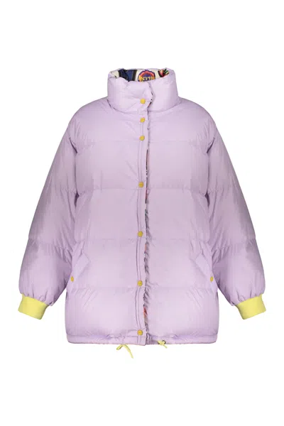 Herno Printed Reversible Puffer Jacket In Multi