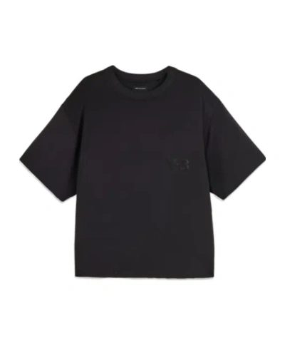 Y-3 M Wo Ss Tee In Black