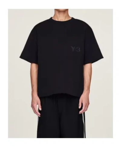 Y-3 M Wo Ss Tee In Black