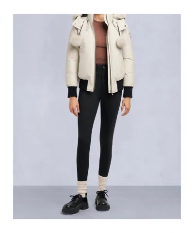 Moose Knuckles Long-sleeved Cotton-padded Jacket In White