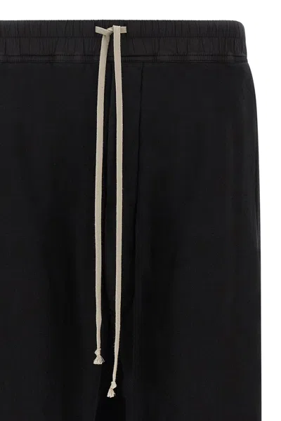 Rick Owens Drkshdw Cargo Pocket Bermuda Shorts Drawstring In Black