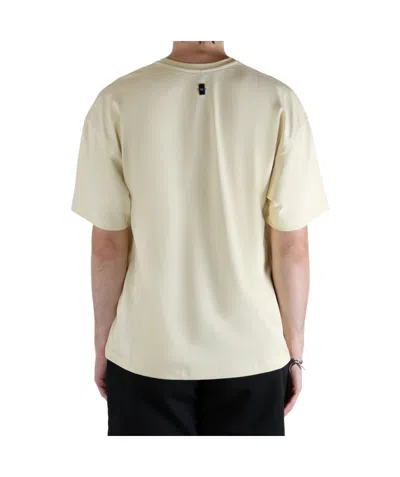 Ader Error Solid Color Short Sleeved T-shirt In Yellow