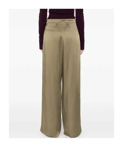 Dries Van Noten Women Penn 2070 W.w. Pants Khaki In Green