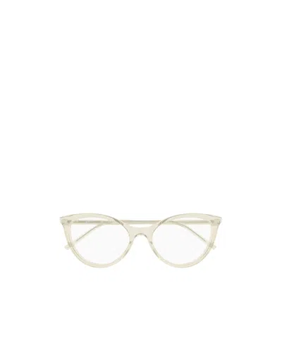 Saint Laurent Full-frame Plain Mirror In Green