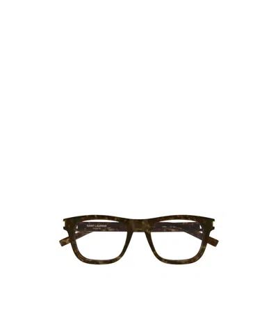 Saint Laurent Full-frame Plain Mirror In Gold