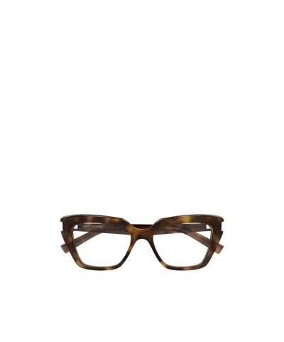 Saint Laurent Full-frame Plain Mirror In Gold
