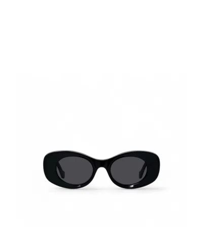 Loewe Womens Black G821mxix01 Oval Frame Acetate Sunglasses In Black