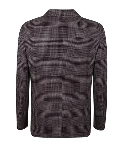 Eleventy Long-sleeved Suit Jacket In Black