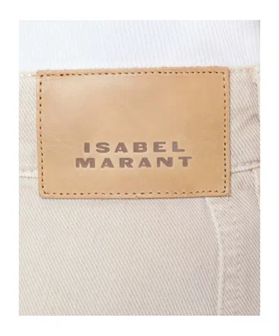 Isabel Marant Casual Cotton Blend Trousers Five Pockets In Multi