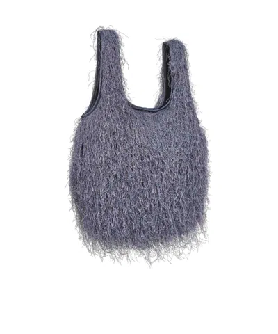 Dries Van Noten 00218-bw252-march171-2031 W.l.bag Handbags Grey In Gray