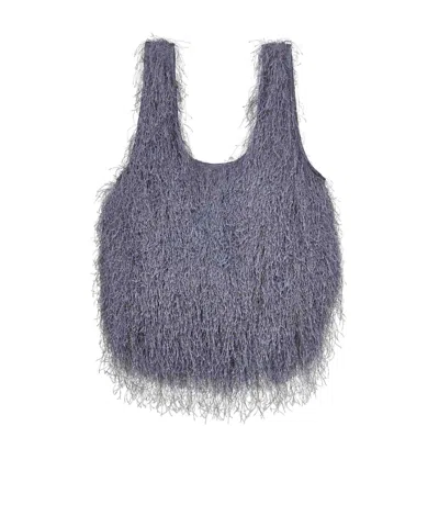 Dries Van Noten 00218-bw252-march171-2031 W.l.bag Handbags Grey In Gray