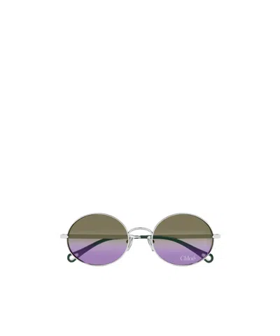 Chloé Round Sunglasses In Multi