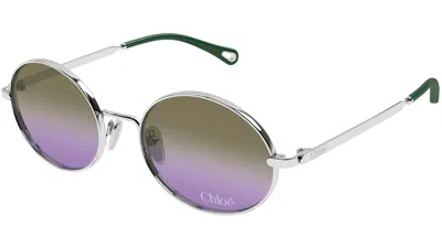 Chloé Round Sunglasses In Multi