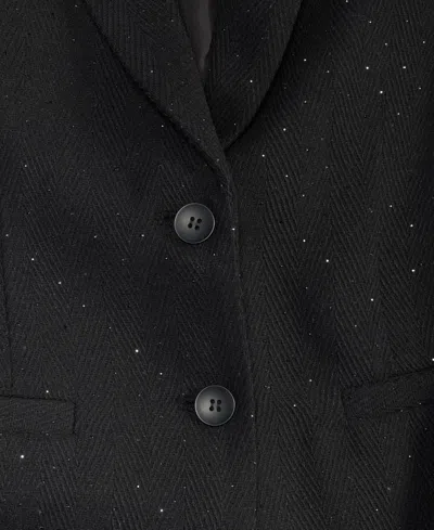 Inc International Concepts Women's Embellished Blazer, Macy's Exclusive In Black