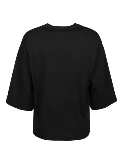 Aragona Crew-neck Cotton T-shirt In Black