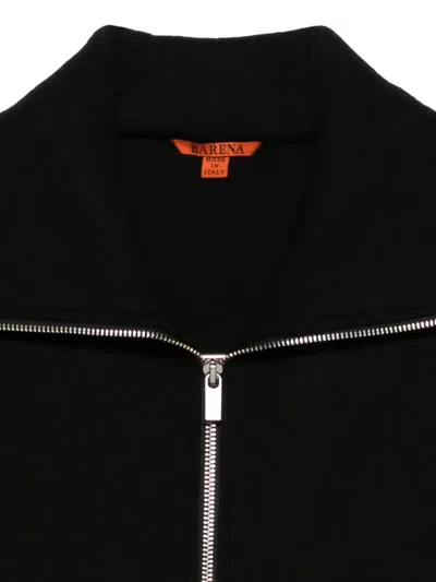Barena Venezia Zip-front High-neck Jacket In Black