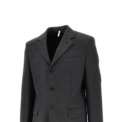 Sunflower Mono Single-breasted Blazer In Gray