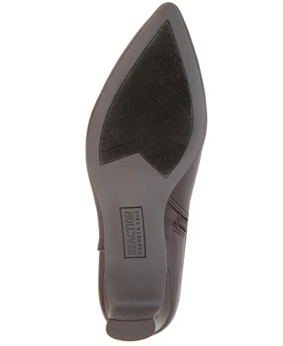 Kenneth Cole Reaction Blossom Womens Zipper Manmade Knee-high Boots In Brown