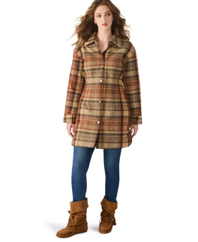 Steve Madden Women's Olea Cinched Waist Jacket In Multi