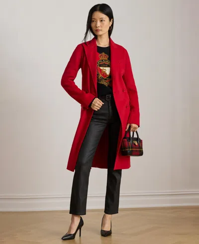 Ralph Lauren Women's Coated Straight Ankle Jeans In Black