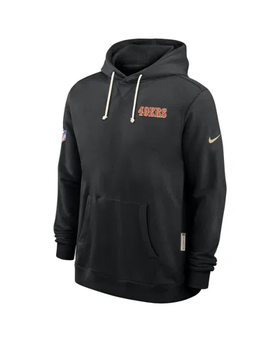 Fanatics Nike Men's Black San Francisco 49ers 2025 Nfl Rivalries Sideline Dri-fit Hoodie In Black