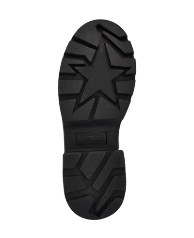 Guess Yarini Lug Sole Boot In Brown