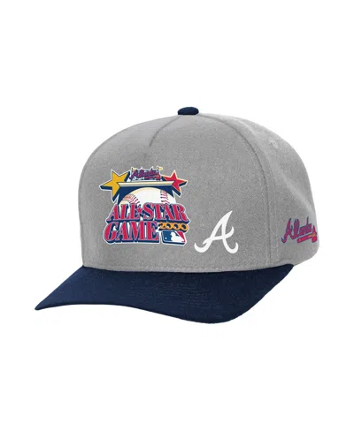 Mitchell & Ness Mitchell Ness Men's And Women's Gray Atlanta Braves 2000 All-star Game Pro Adjustable Hat In Gray
