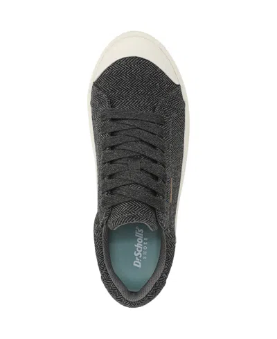 Dr. Scholl's Women's Time Off Lace Up Platform Sneakers In Gray