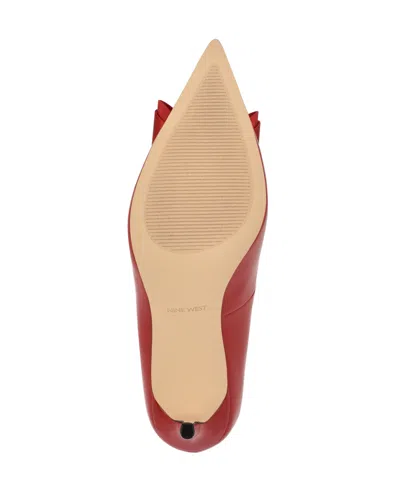Nine West Ceryn Pointed Toe Pump In Red