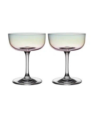 Villeroy & Boch Like Champagne Glasses, Set Of 2 In White