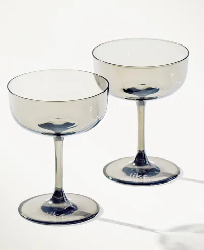 Villeroy & Boch Like Champagne Glasses, Set Of 2 In Gray