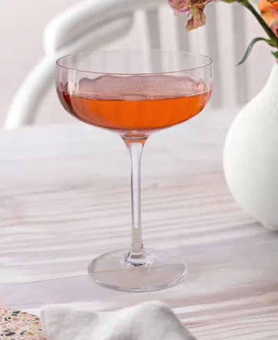 Villeroy & Boch Rose Garden Coupe Champagne Glass, Set Of 4 In Transparent