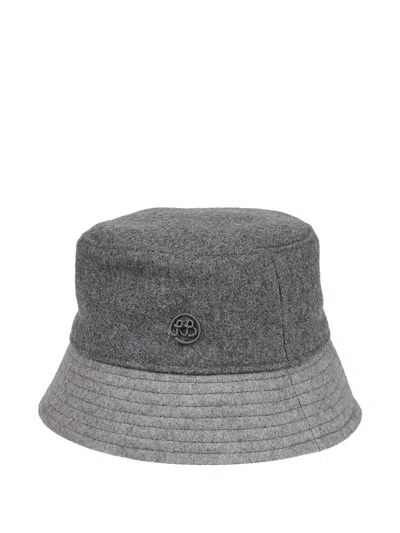Ruslan Baginskiy Wool Bucket Hat In Gray