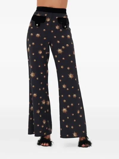 Camilla Flared Pant With Pockets Soul Of A Star Gazer In Black