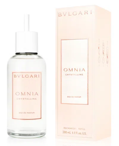 Bvlgari Omnia Crystalline Eau De Parfum 200ml Refill In Transparent