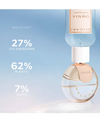 Bvlgari Omnia Crystalline Eau De Parfum 200ml Refill In Transparent