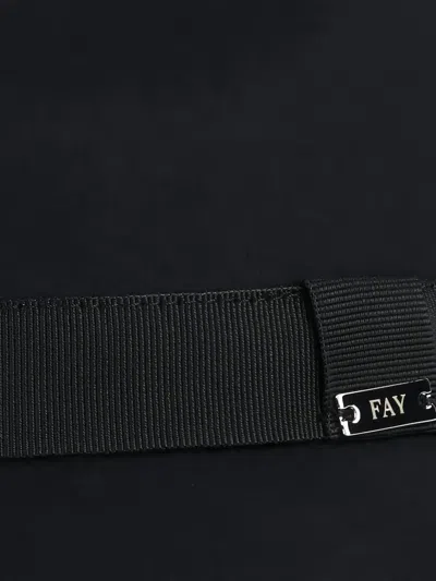 Fay Wide-brimmed Fedora Hat In Black