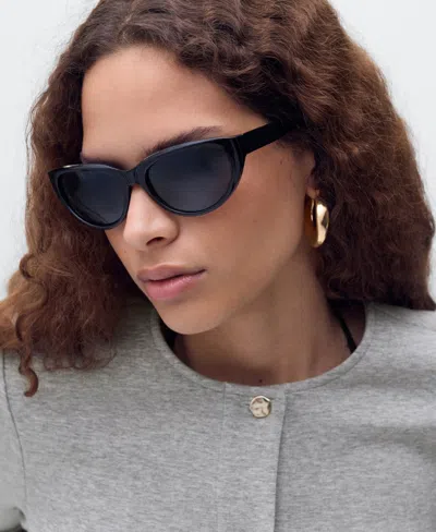 Mango Women's Pockets Cotton Cropped Jacket In Gray